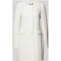 comma Longblazer mit Strukturmuster in Weiss, Größe 40 von comma