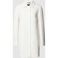 comma Longblazer mit Strukturmuster in Weiss, Größe 42 von comma