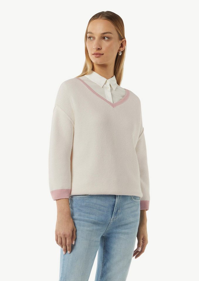 comma Longpullover Strickpullover (1-tlg) von comma