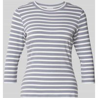 comma Longsleeve mit 3/4-Ärmel in Offwhite, Größe 46 von comma