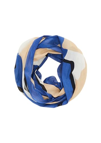 comma Loop-Schal mit All-over-Print blau 1 von comma