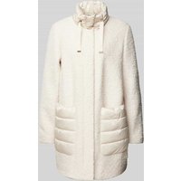 comma Mantel mit Eingrifftaschen in Offwhite, Größe 36 von comma