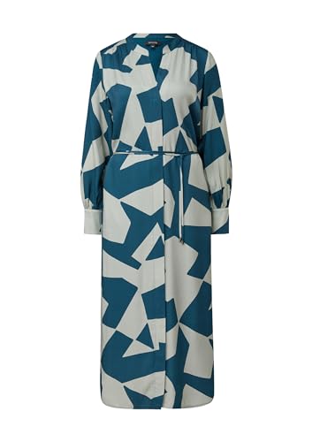 comma Damen 2138391 Kleid, 69A7 türkis, 38 von Comma