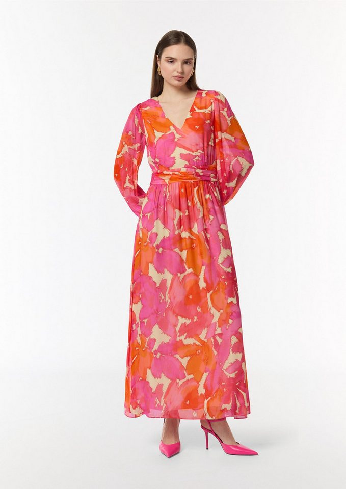 comma Maxikleid Kleid Maxikleid aus Chiffon comma Maxikleid Kleid Maxikleid aus Chiffon von comma