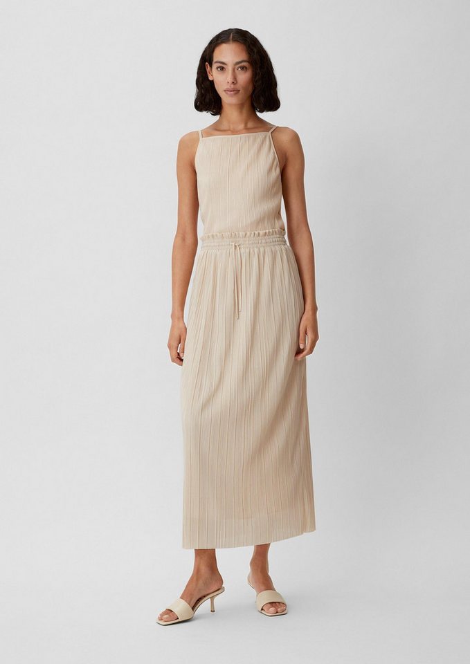 comma Maxirock Rock Maxi-Rock mit Plisseefalten comma Maxirock Rock Maxi-Rock mit Plisseefalten von comma