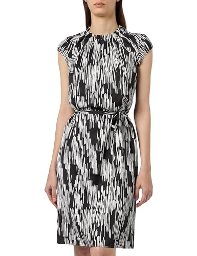 comma Midi-Kleid mit All-Over-Print von comma