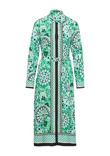 comma Midi-Kleid mit verdeckter Knopfleiste und All-Over-Print smaragd 38 comma Midi-Kleid mit verdeckter Knopfleiste und All-Over-Print smaragd 38 von comma