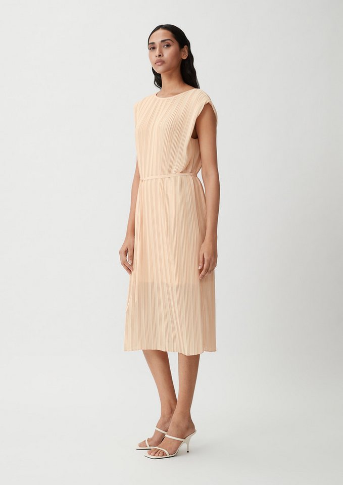 comma Midikleid Kleid Kleid mit Plisseefalten von comma