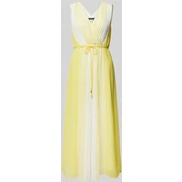 comma Midikleid in Wickel-Optik in GELB, Größe 40 von comma