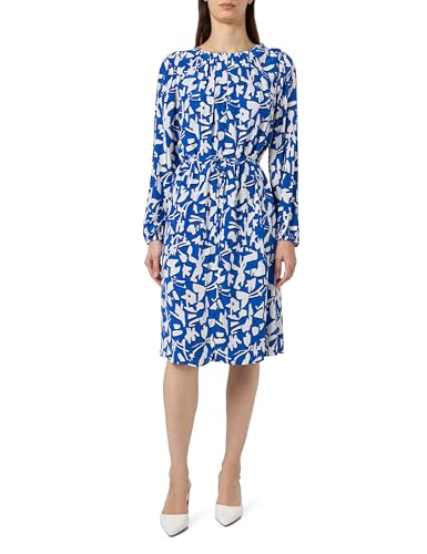 comma Midikleid mit Allover Print von comma