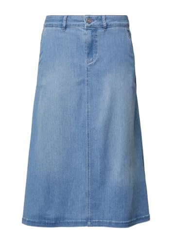 comma Midirock aus elastischem Denim blau 38 von comma