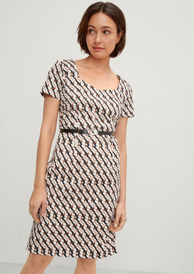comma Minikleid Kleid Kleid mit Carrée-Ausschnitt (1-tlg) von comma
