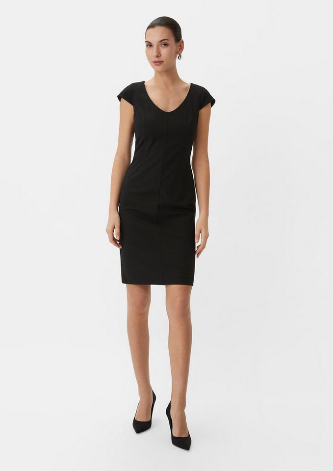 comma Minikleid Kleid Kleid mit Kappärmeln (1-tlg) von comma