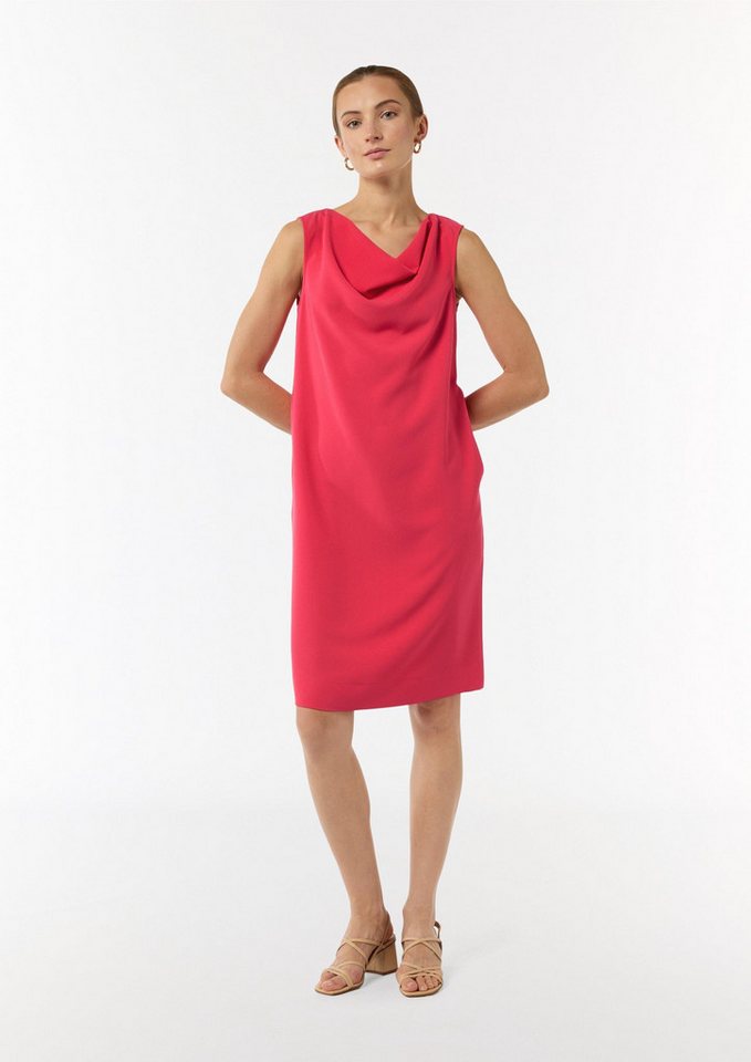 comma Minikleid Kleid Kurzes Kleid mit Crêpestruktur von comma