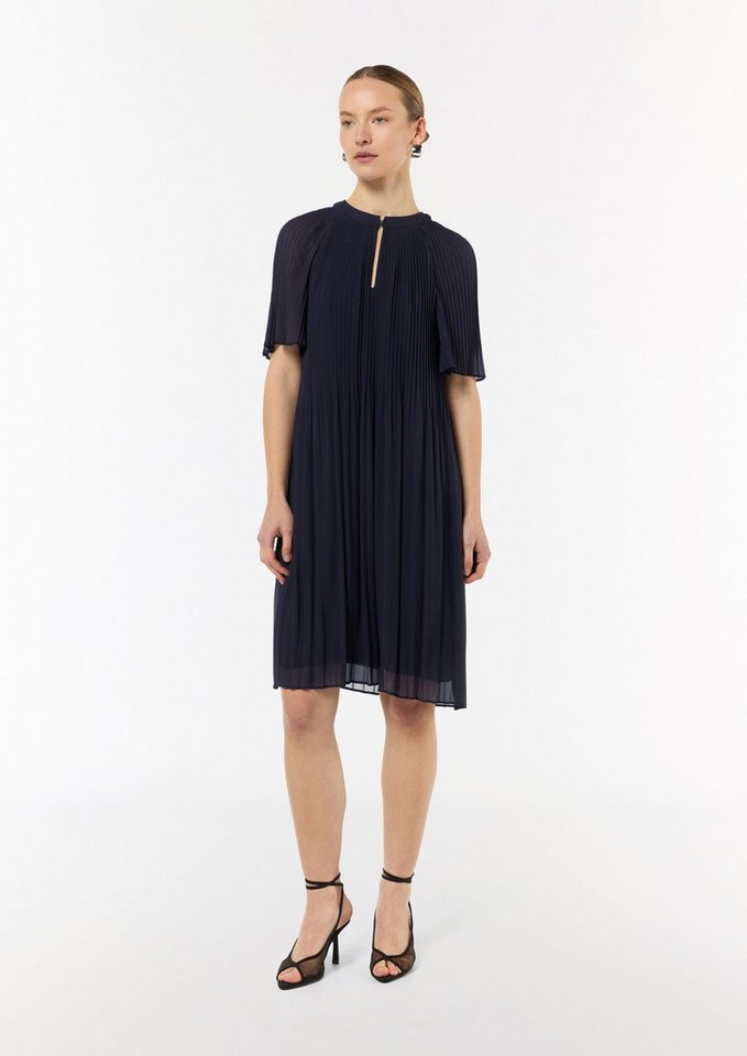 comma Minikleid Kleid Minikleid aus Chiffon von comma