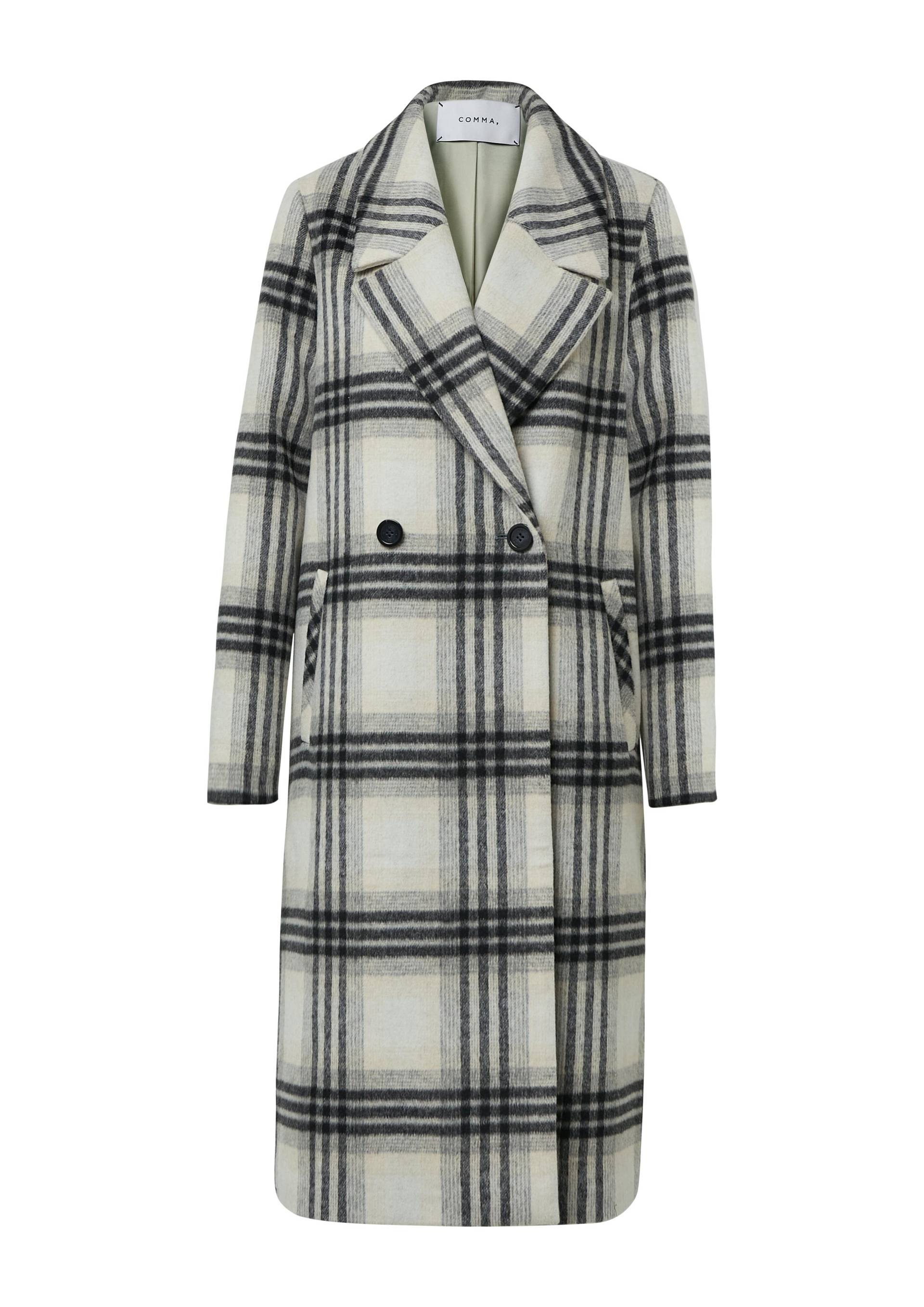 comma - Outdoor-Mantel beige|grau - Gr. - S von comma