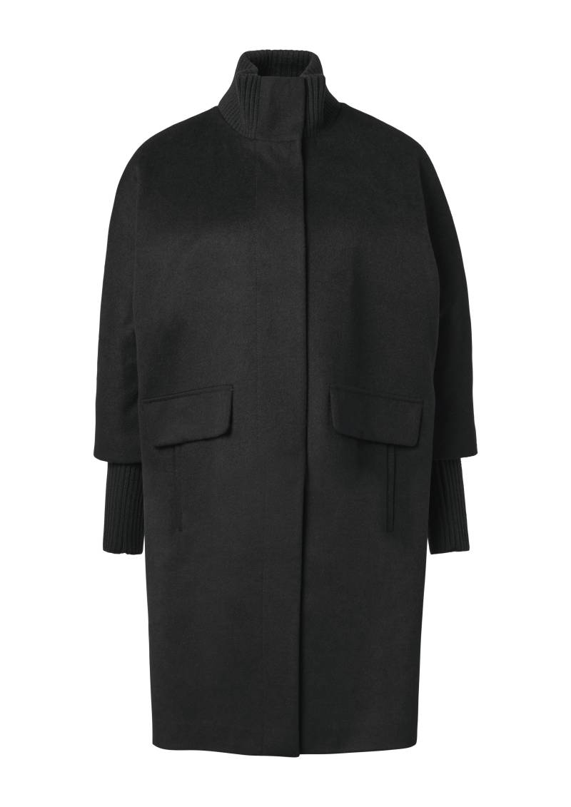 comma - Outdoor-Mantel schwarz - Gr. - 34 von comma