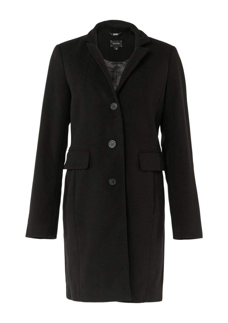 comma - Outdoor-Mantel schwarz - Gr. - 36 von comma