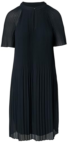 comma Plissee Kleid Uni von comma