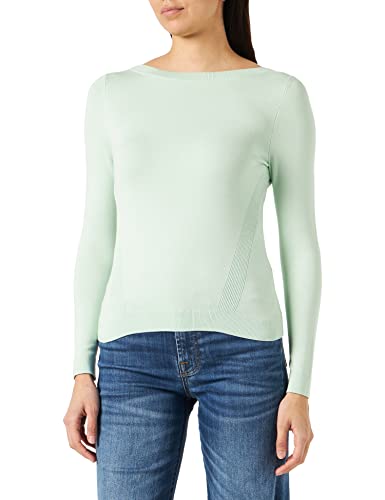 comma Damen 60.2.61.17.170.2132088 Pullover, 7205 grün, 40 von comma