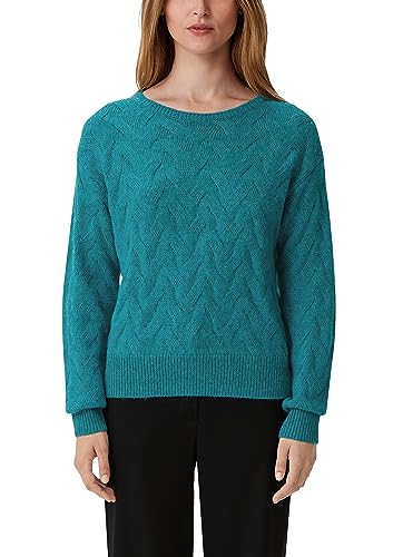 comma Pullover mit Zopfmuster von comma