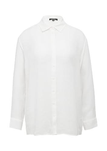 comma Ramie-Bluse in Oversize weiß 42 von comma