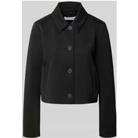 comma Regular Fit Blazer mit Eingrifftaschen in Black, Größe 40 von comma