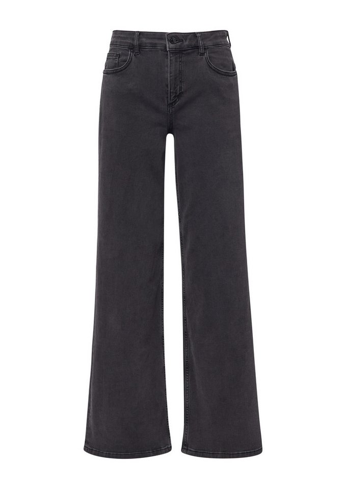 comma Regular-fit-Jeans Jeans-Hose Elastische Jeans mit Wide Leg von comma