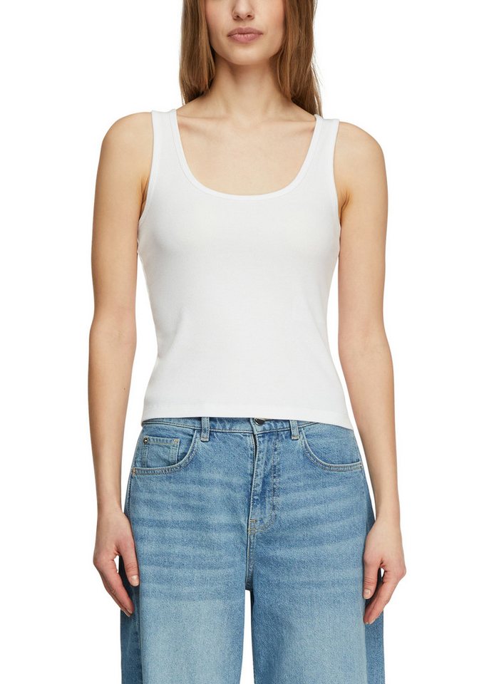 comma Ripptanktop mit Rippstruktur von comma