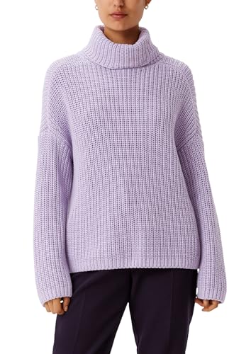 comma Damen 2139016 Pullover, 4708 lila, 40 von comma