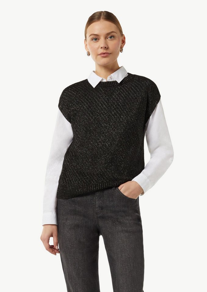 comma Rundhalspullover Strickpullunder (1-tlg) von comma