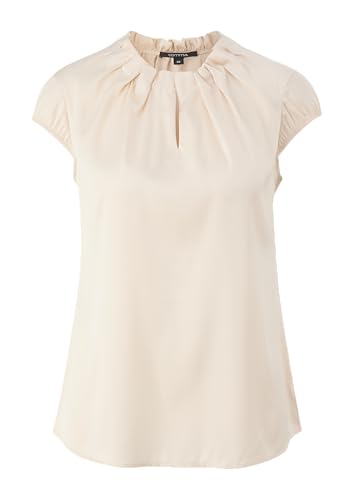comma Satinbluse mit Raffung von comma