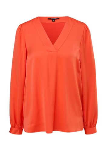 comma Damen 2142827 Bluse, 2501 orange, 38 von comma