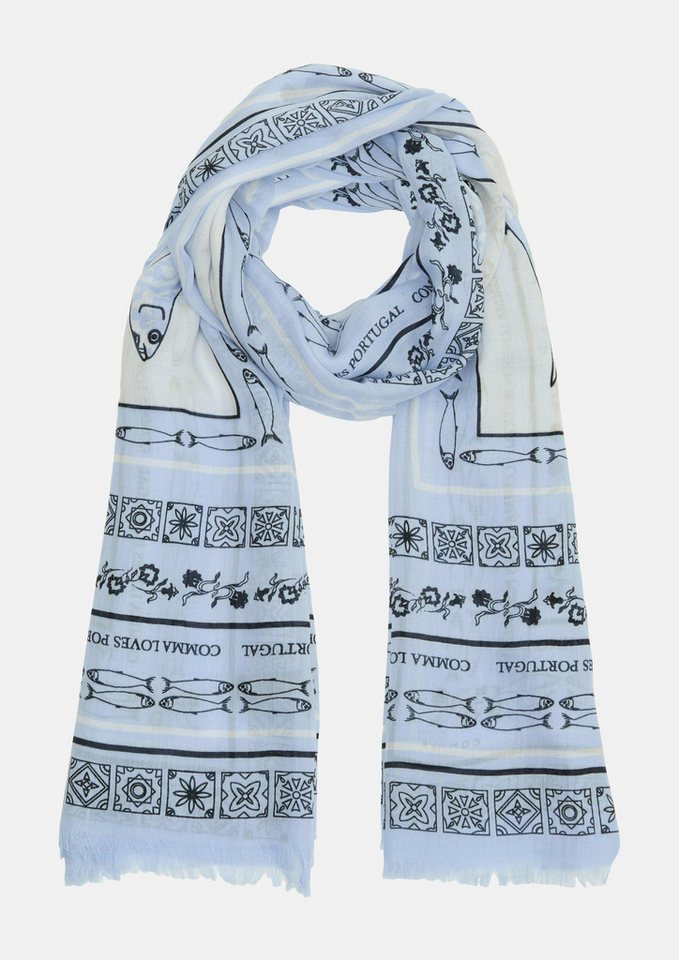 comma Schal Tuch, Modal-Schal mit Print von comma