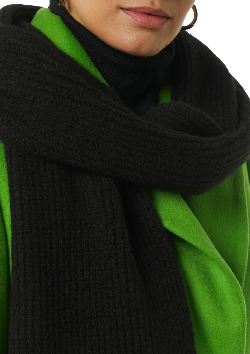 comma - Schal aus Wollmix schwarz - Gr. - ONE SIZE von comma