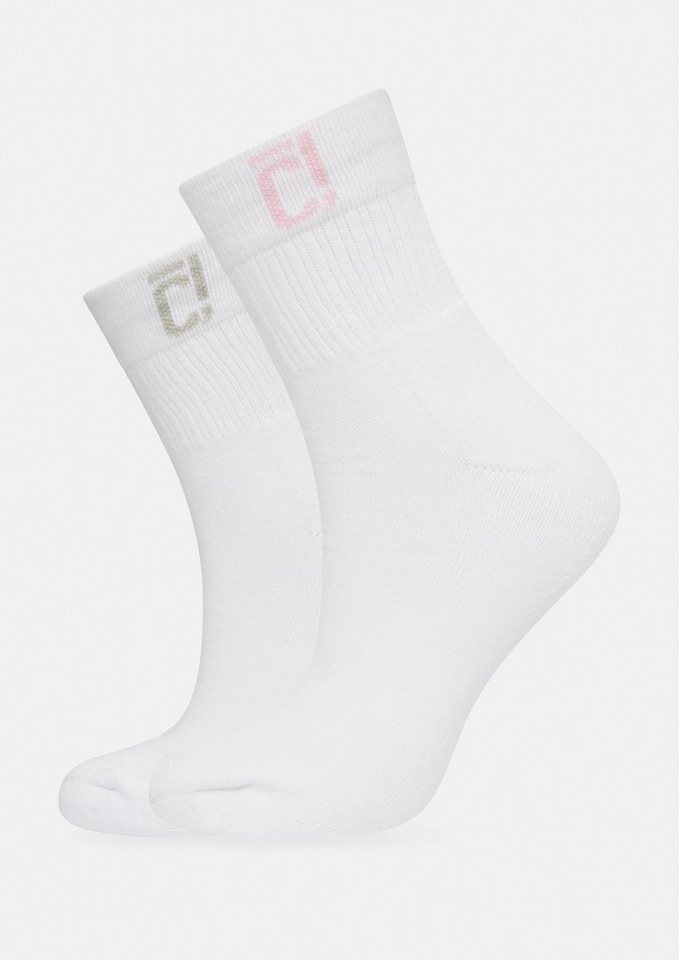 comma Socken Socken Socken im 2er-Pack mit Logo (1-Paar) von comma