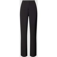 comma Stoffhose mit Label-Detail in Black, Größe 42 von comma