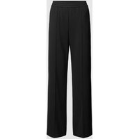 comma Stoffhose mit elastischem Bund in Black, Größe 36/32 von comma
