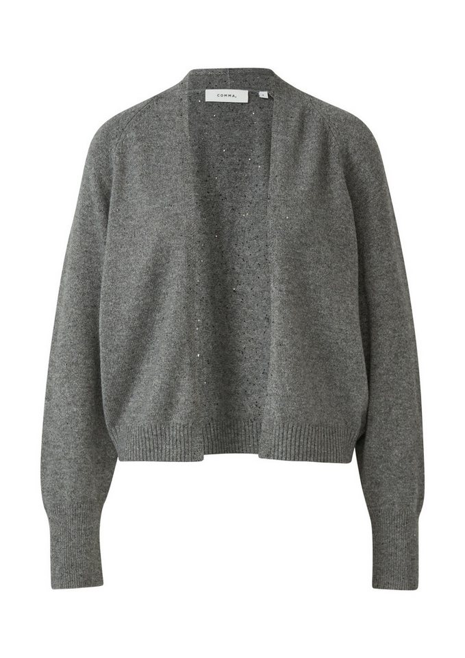 comma Strickjacke Strickjacke GREY/BLACK von comma