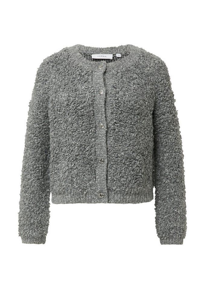 comma Strickjacke Strickjacke GREY/BLACK von comma