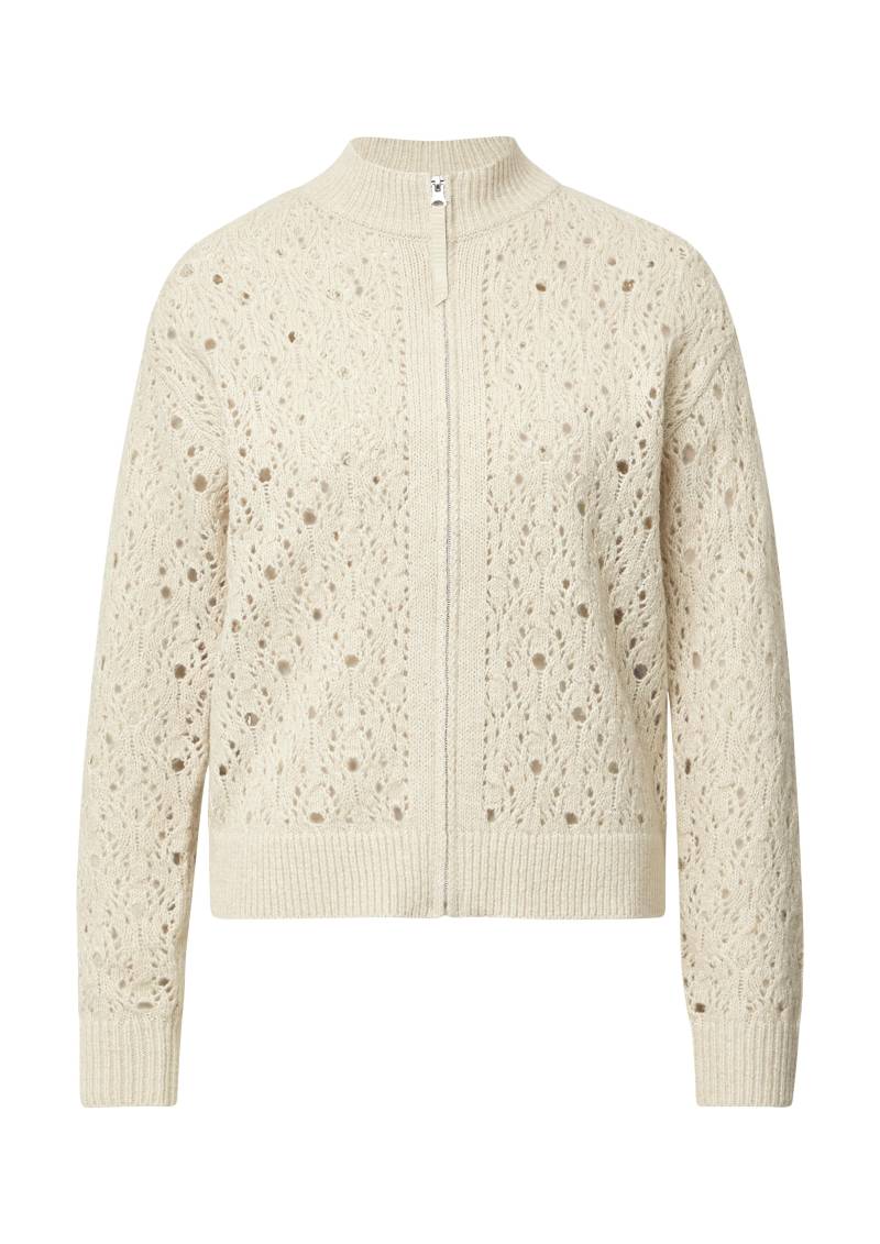 comma - Strickjacke beige - Gr. - 44 von comma