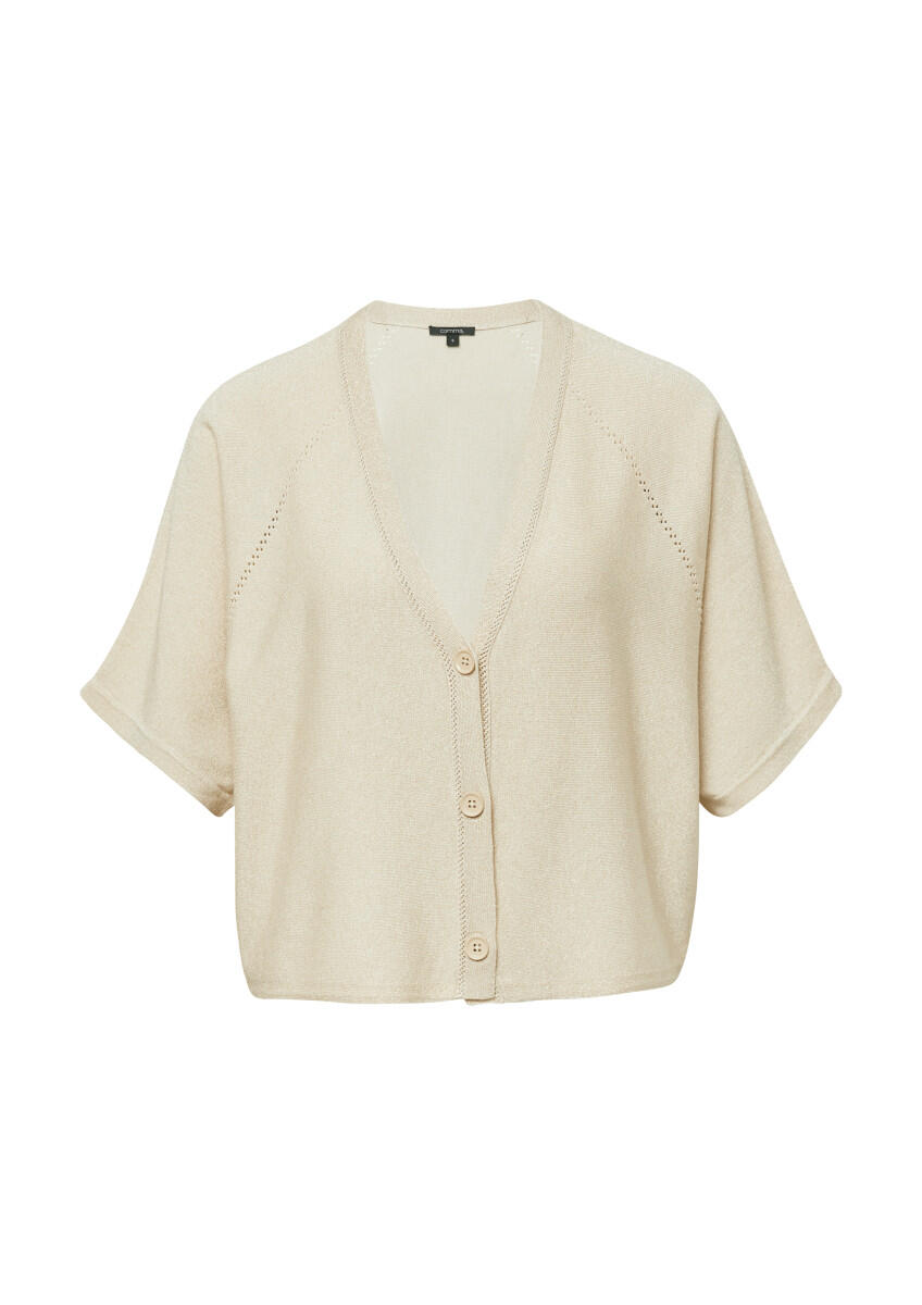 comma - Strickjacke beige - Gr. - S von comma