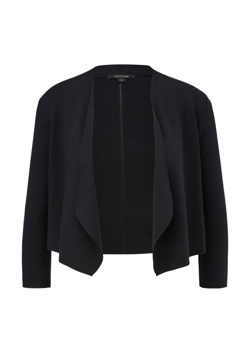 comma - Strickjacke blau - Gr. - L von comma
