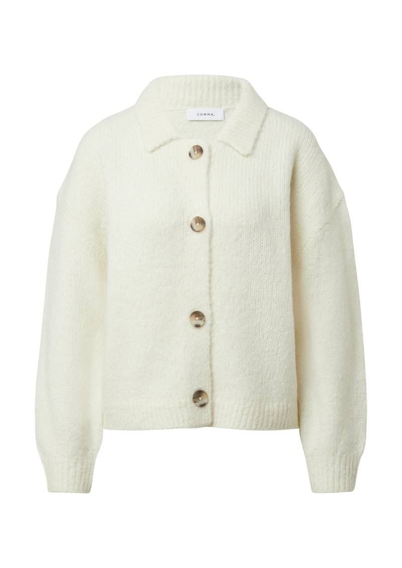comma - Strickjacke creme - Gr. - S von comma