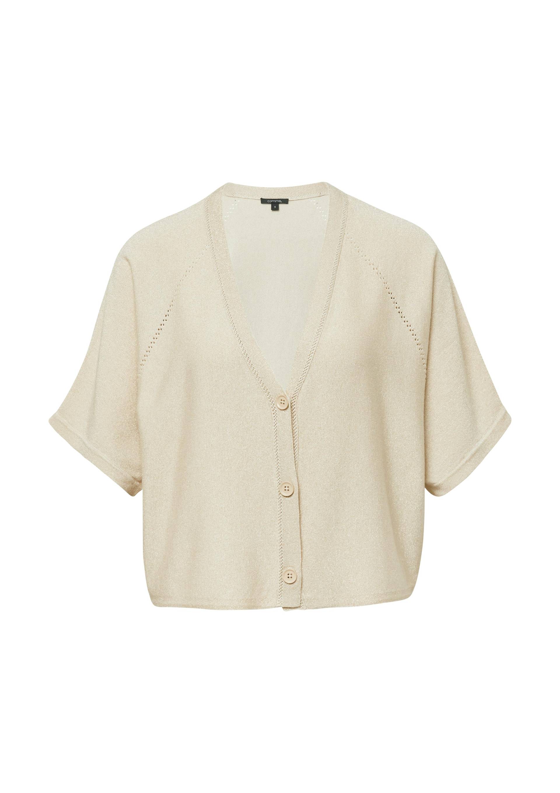 comma - Strickjacke creme - Gr. - XL von comma
