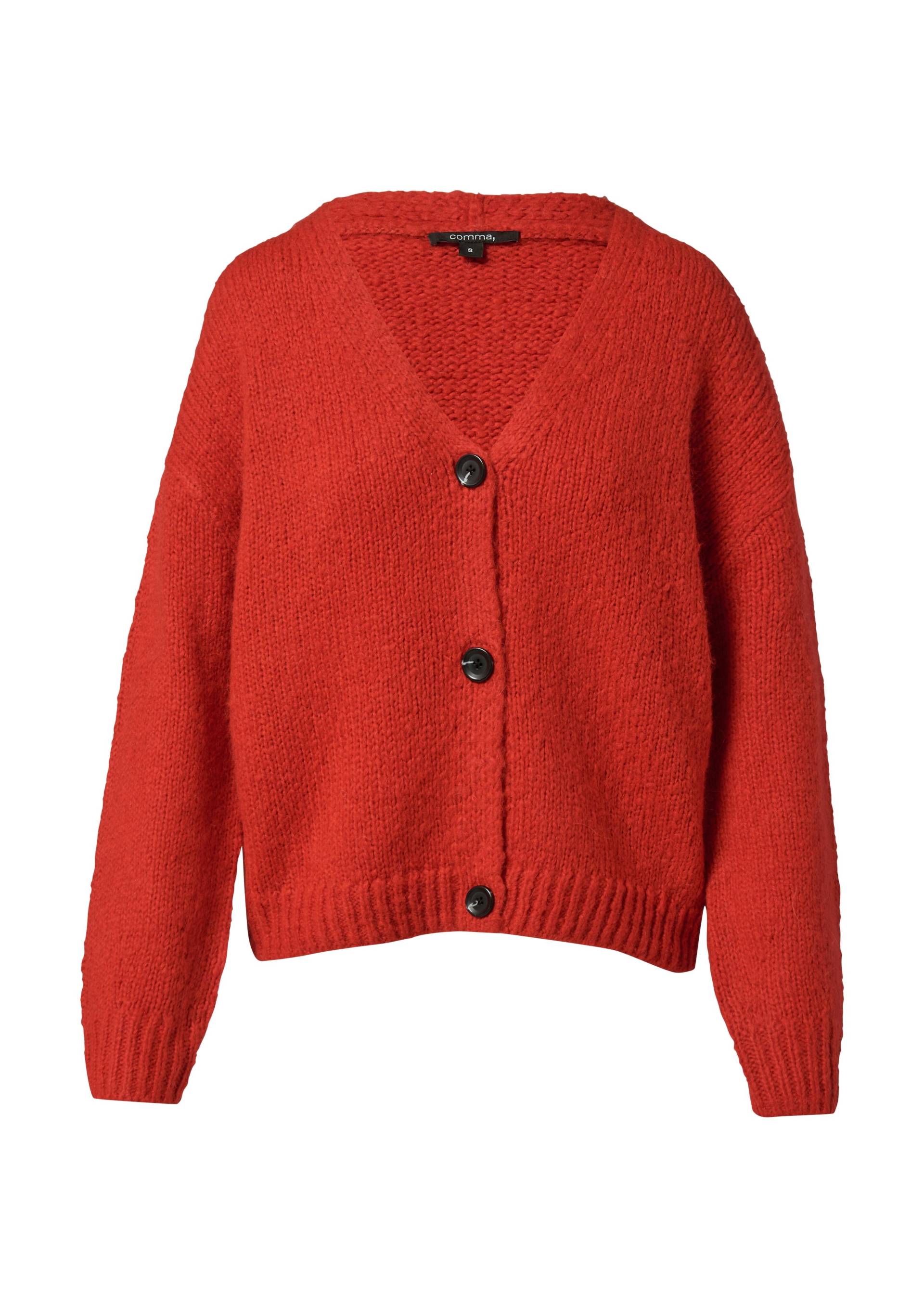 comma - Strickjacke rot - Gr. - M von comma