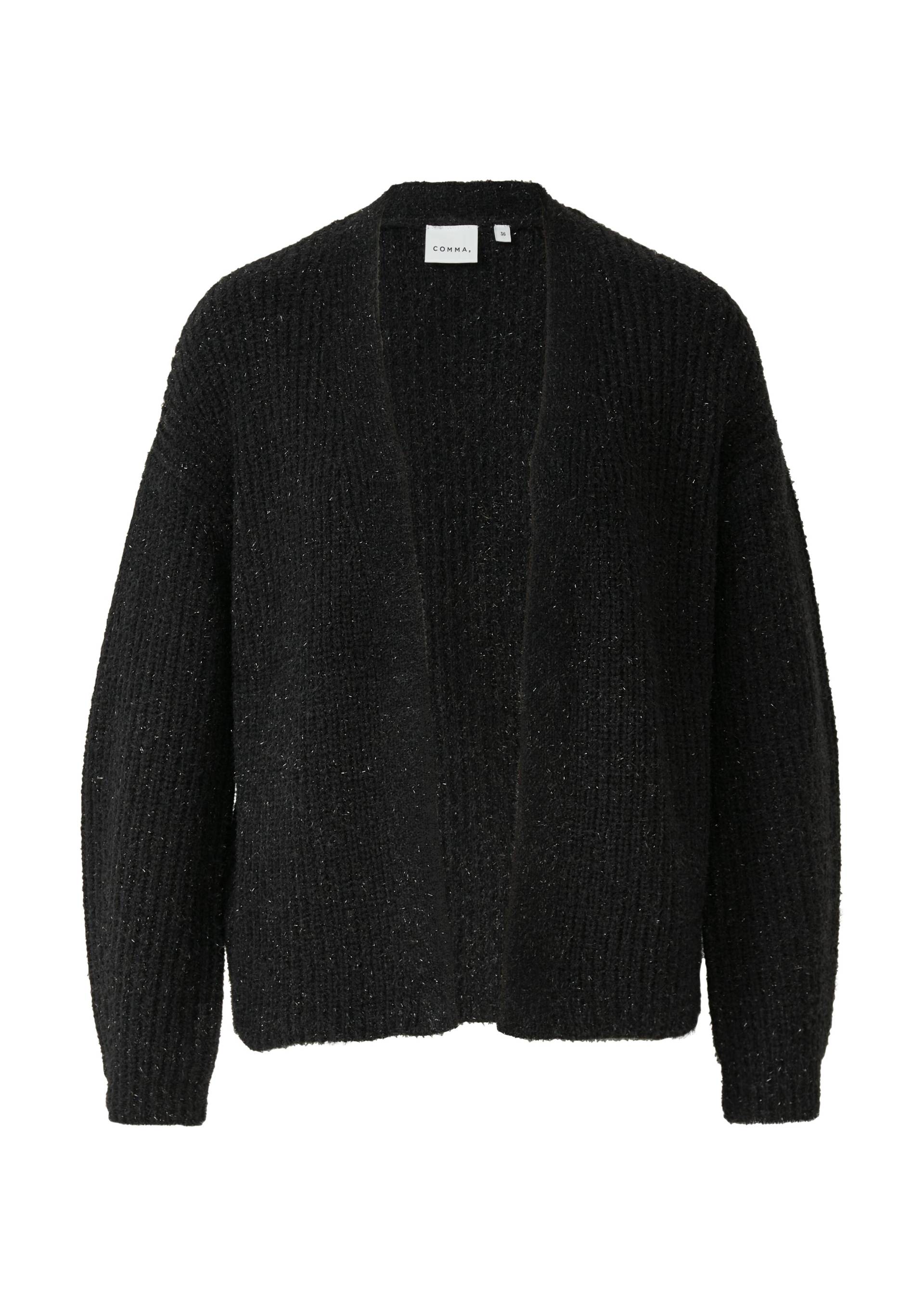 comma - Strickjacke schwarz - Gr. - 42 von comma