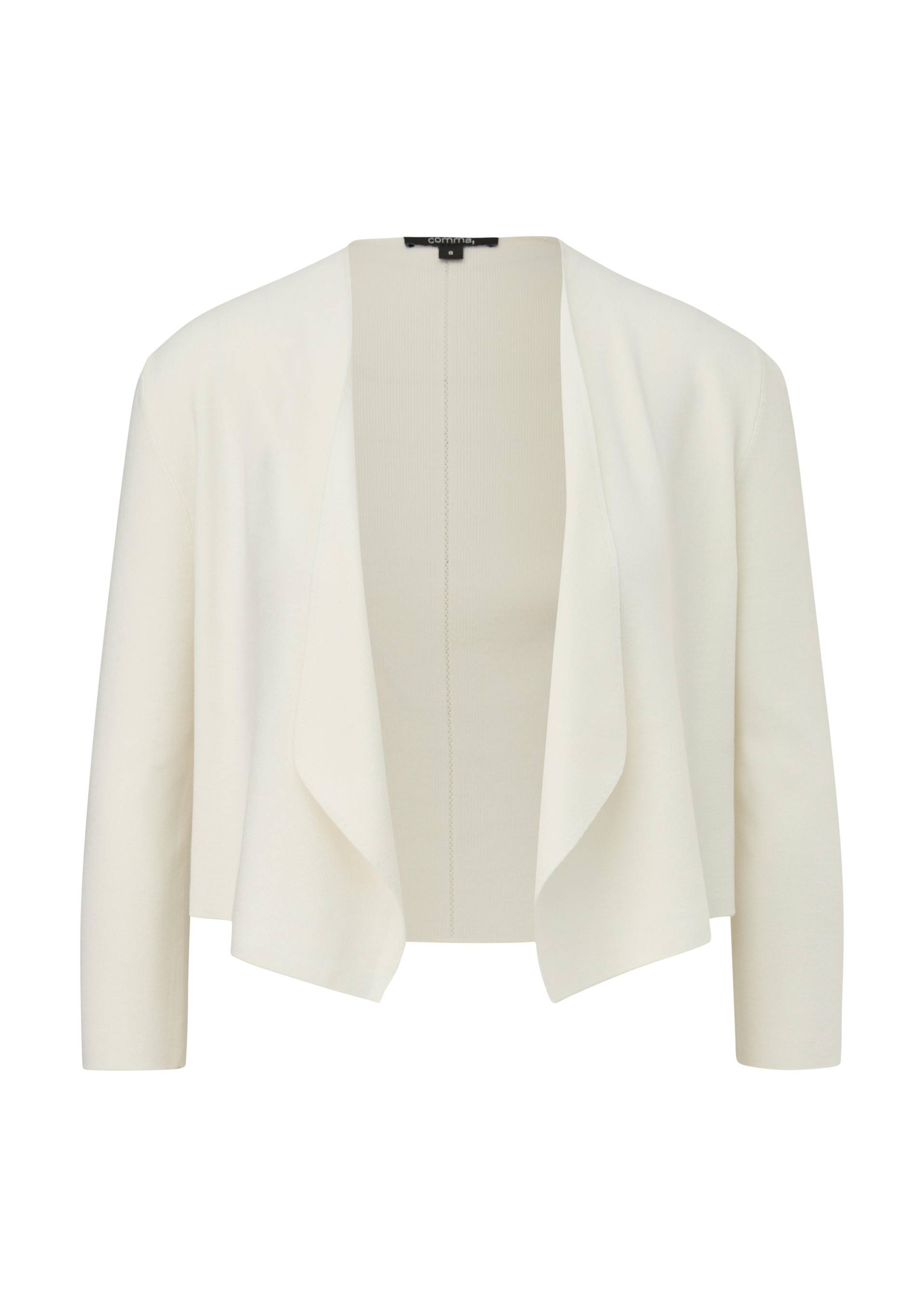 comma - Strickjacke weiß - Gr. - L von comma