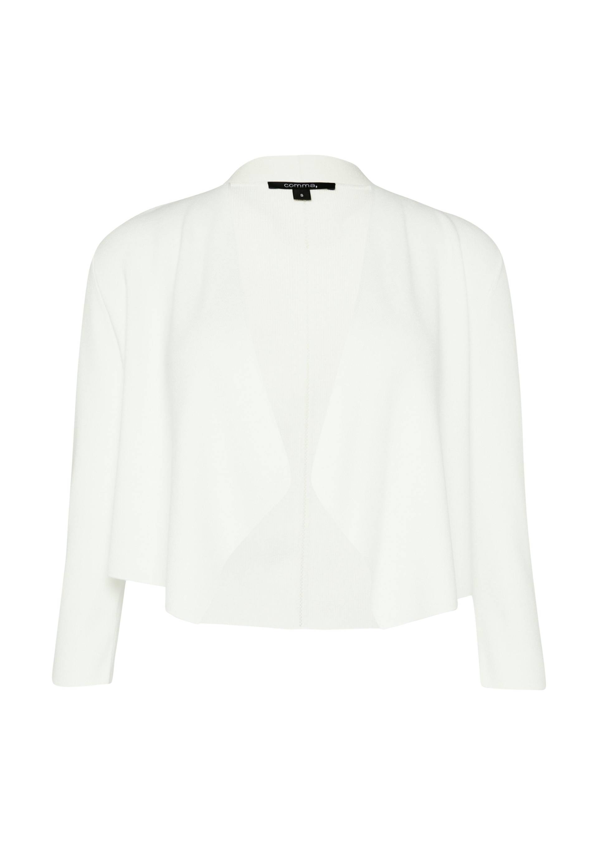 comma - Strickjacke weiß - Gr. - XL von comma