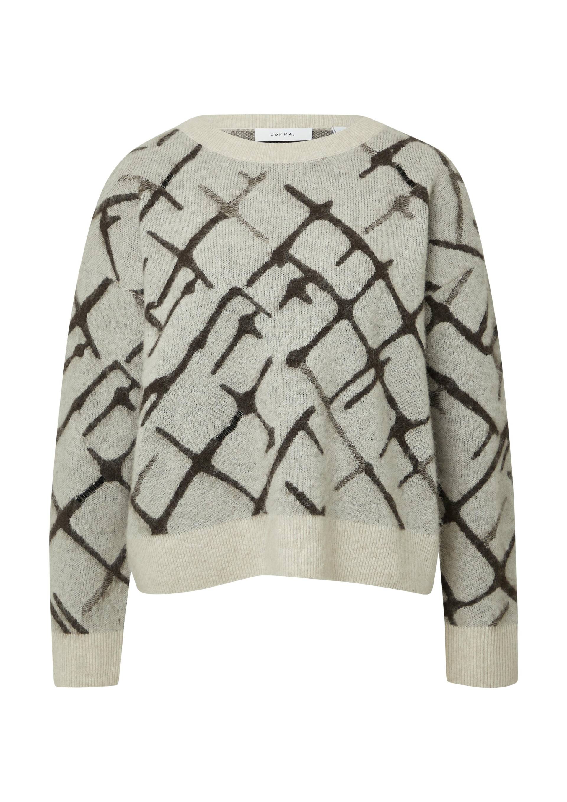 comma - Strickpullover beige - Gr. - 36 von comma
